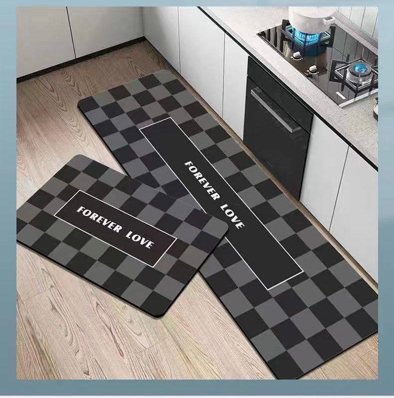 2 Pcs Non Slip Floor Mat Set