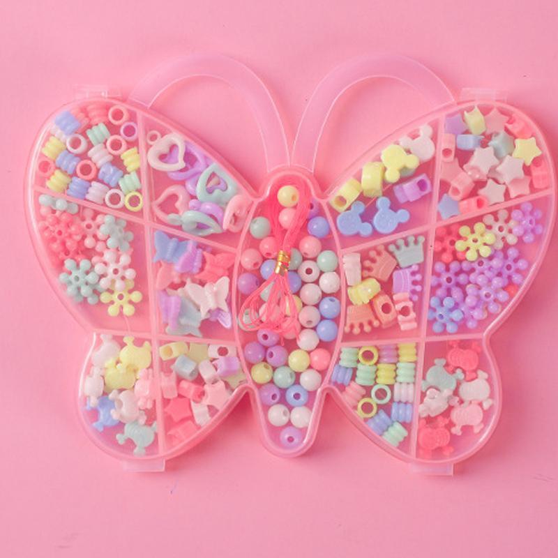 Butterfly and Bear Kids DIY Handmade Beads Set