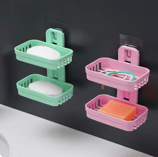 Double layer Wall Soap Dish