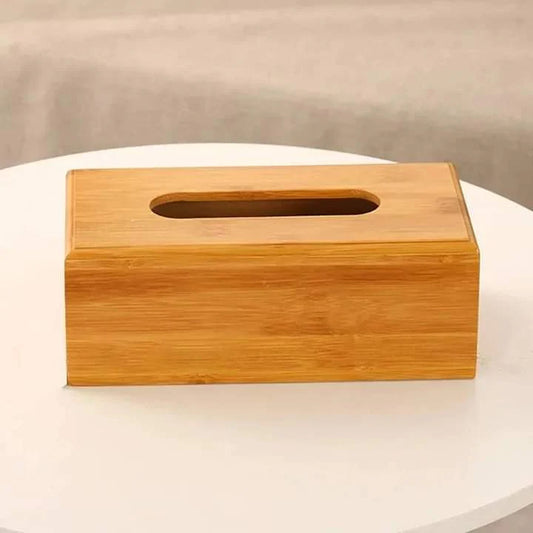 Bamboo Wooden Tissue Box
