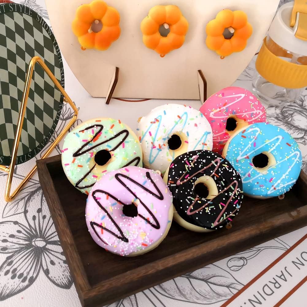 Pack of 2 Donut Design Fridge Magnets