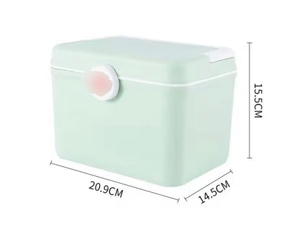 Foldable Double Layer Medicine Box