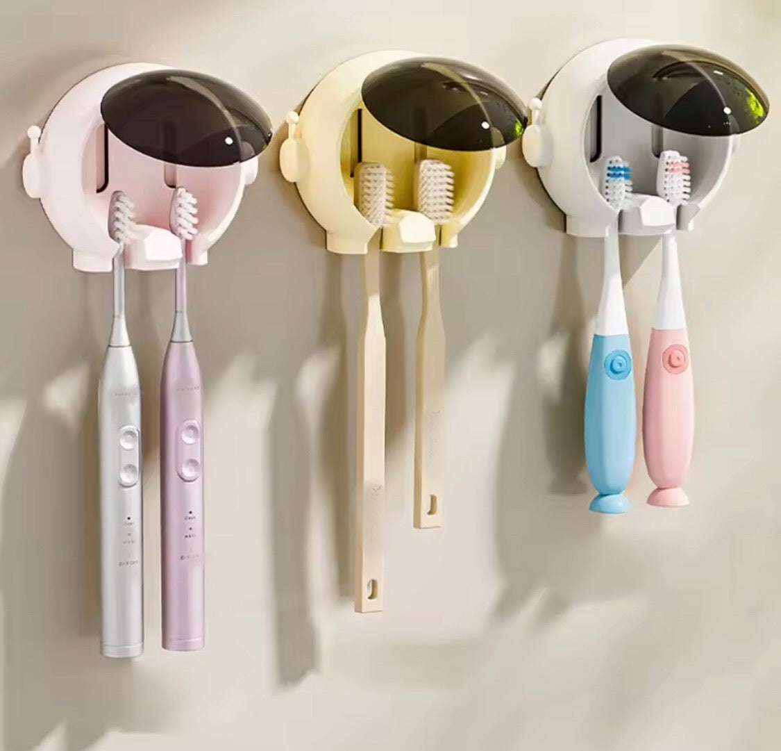 Wall-Mounted Toothbrush Holder Rack – Citystore.pk