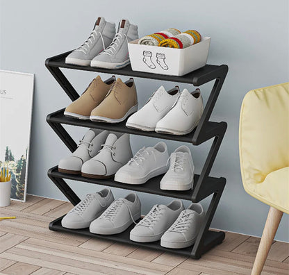 4 Layer Plastic Multi Layer Shoes Rack