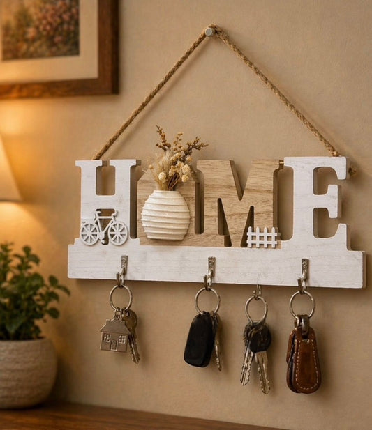 Home Design Wooden Hanging Key Holder