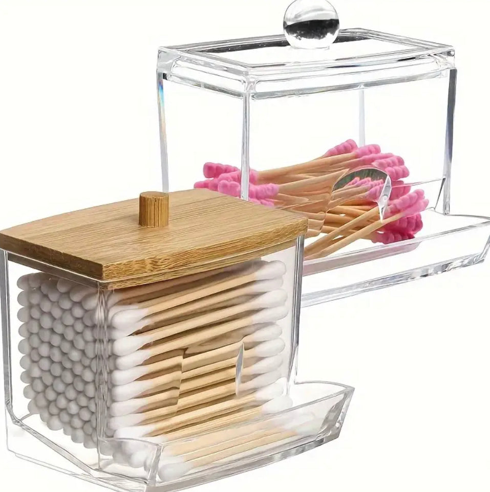 Acrylic Cotton Holder Organizer
