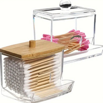 Acrylic Cotton Holder Organizer
