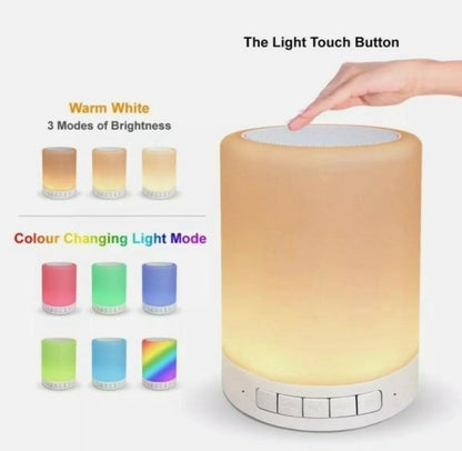 Rechargeable Lamp with Bluetooth Speaker