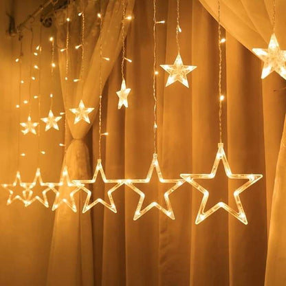 Star and Moon Fairylights for Home Decor