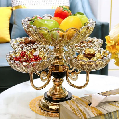 Rotating Dry Fruit Plate Stand