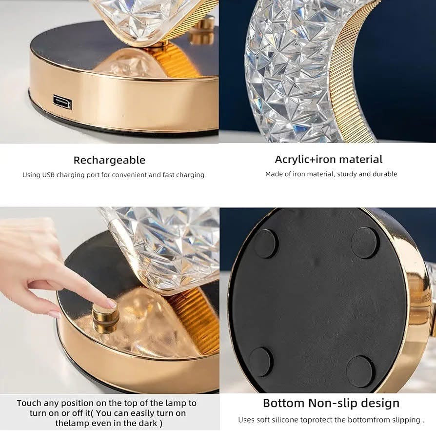 Rechargeable Butterfly 3 modes Touch Sensor Lamp