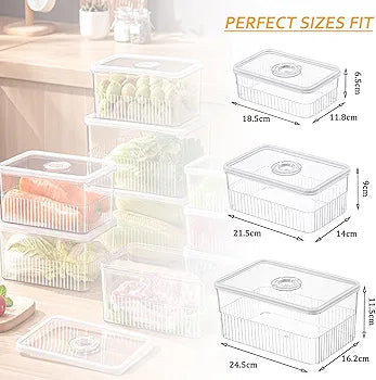 Acrylic Airtight Food Container Storage Box