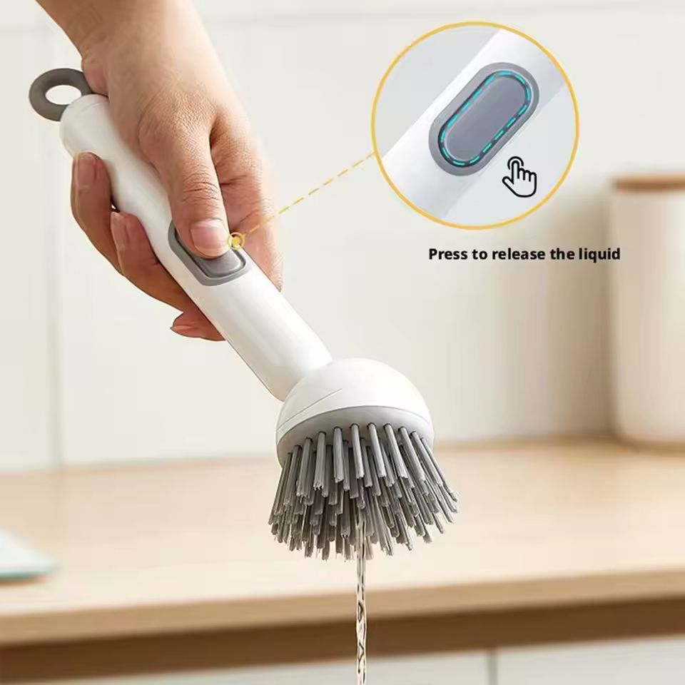 Rotating Kitchen Dish Cleaning Brush