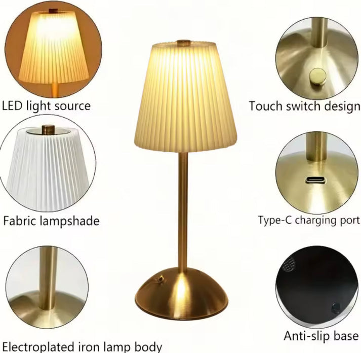 Metal Touch Led Lamp with 3 Light Modes