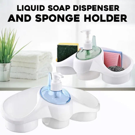 Soap Dispenser and Sponge Holder