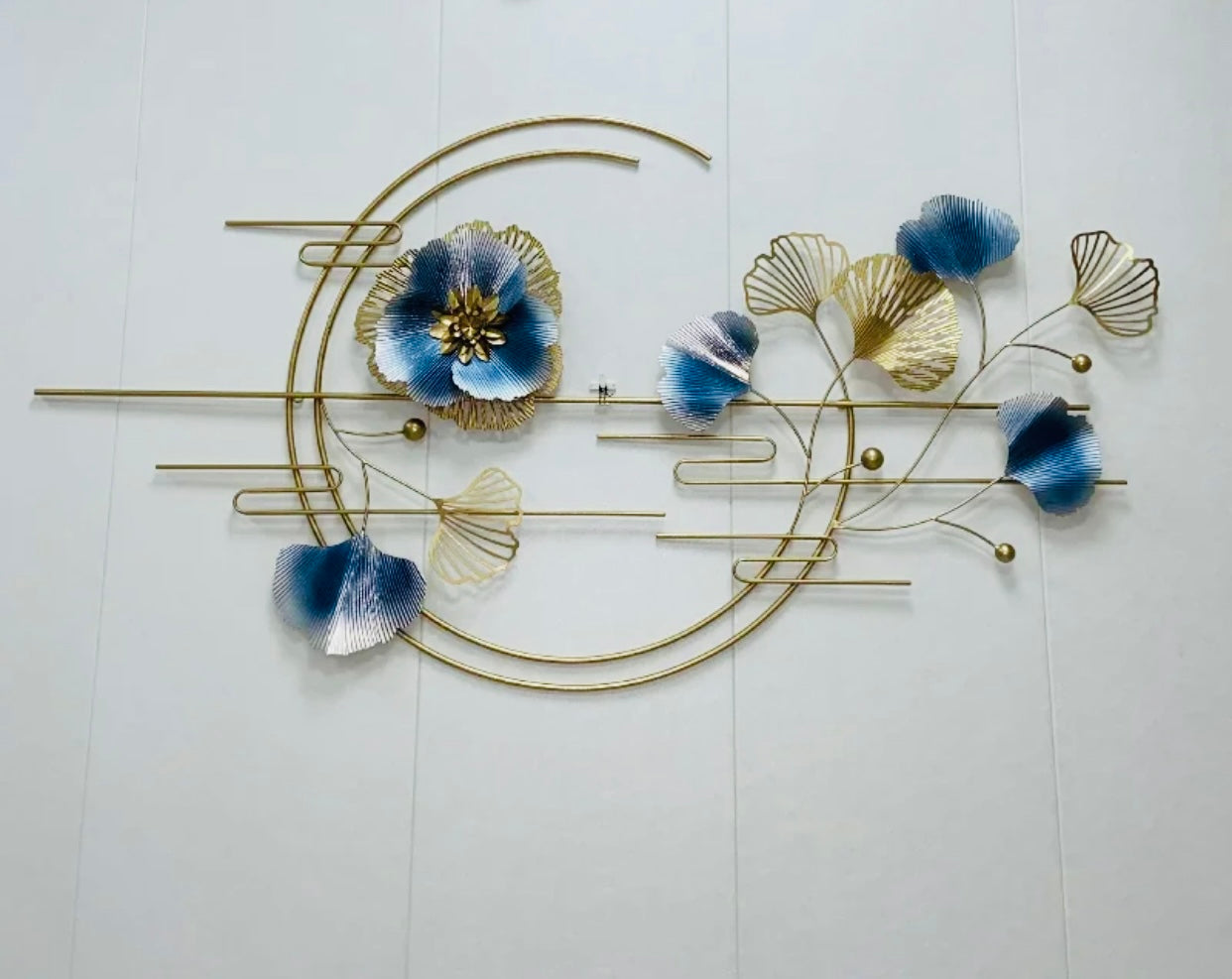 Flower Metal Wall Motif for Home Decor