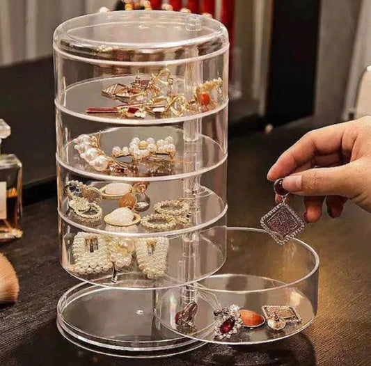 4 Layer Acrylic Jewellery Organizer Box