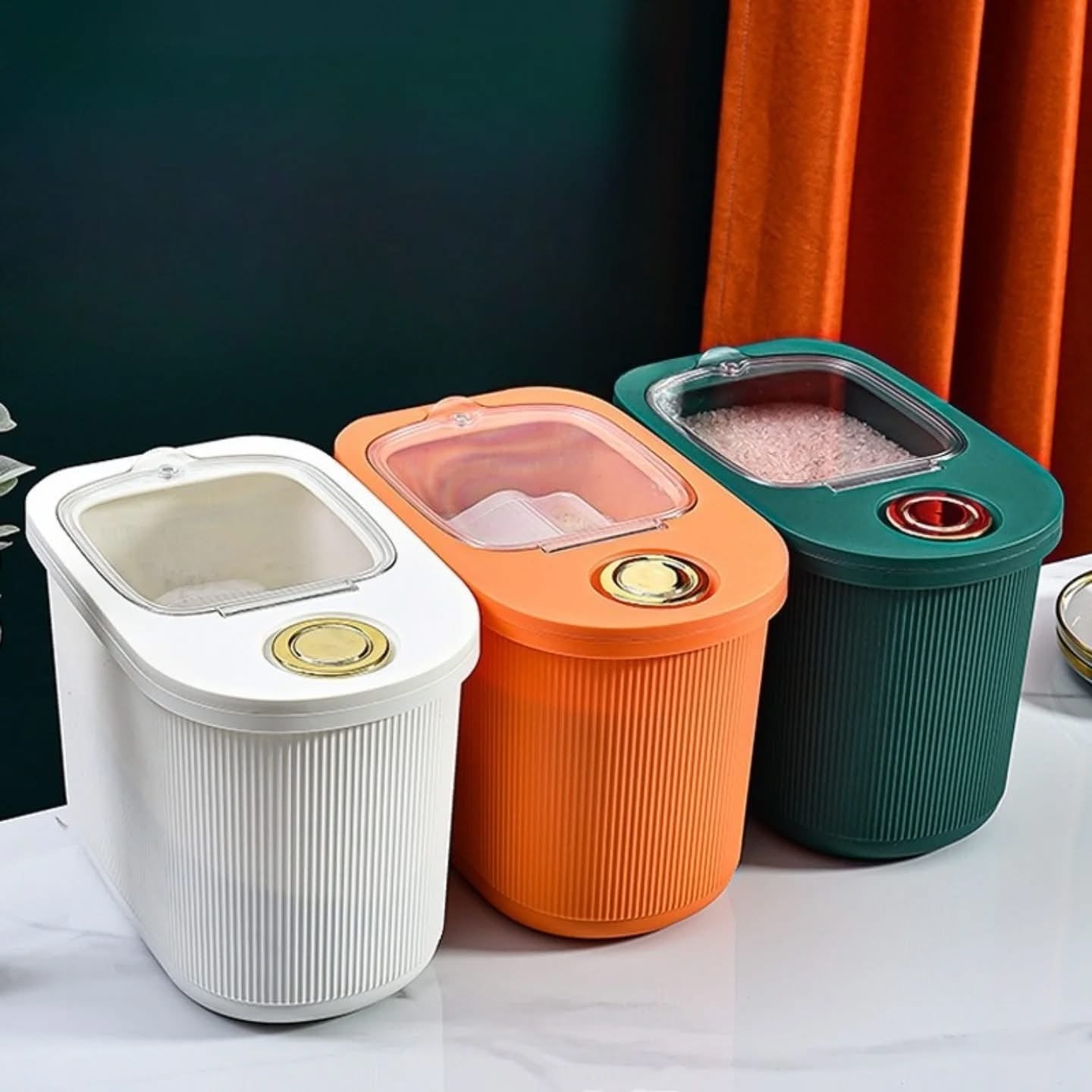 Luxury Storage Bucket for Rice, Grain & Flour