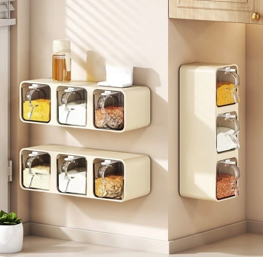 Wall Mounted 3 Layer Spice Rack
