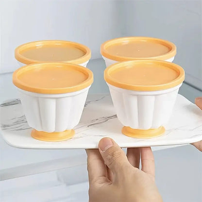 4 Pcs Jelly Pudding Mould