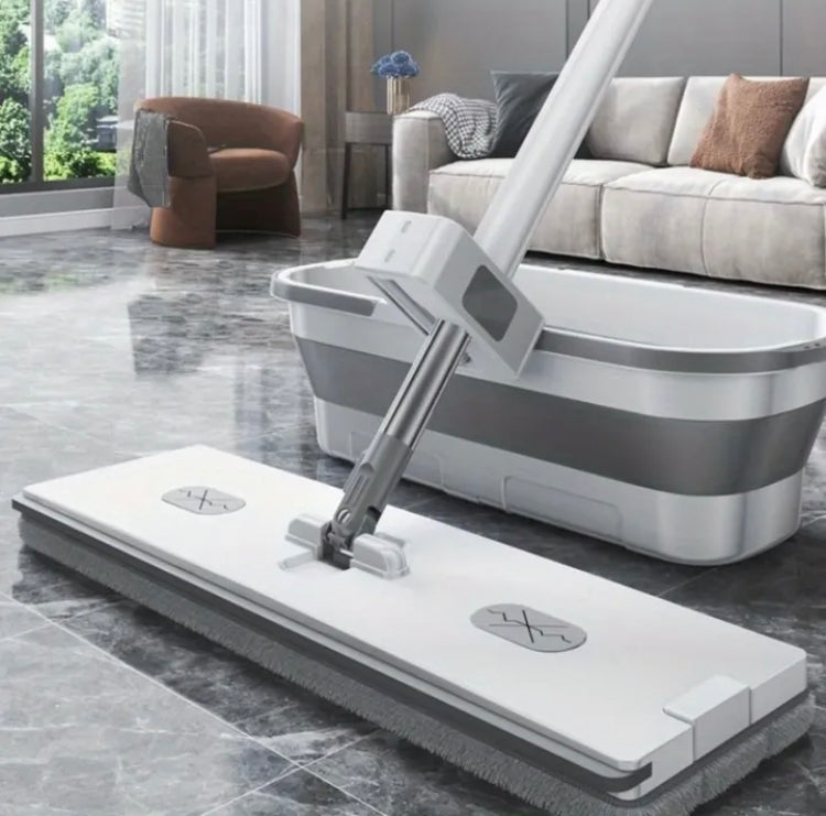 Squeeze Mop with Foldable Bucket (Best Quality)