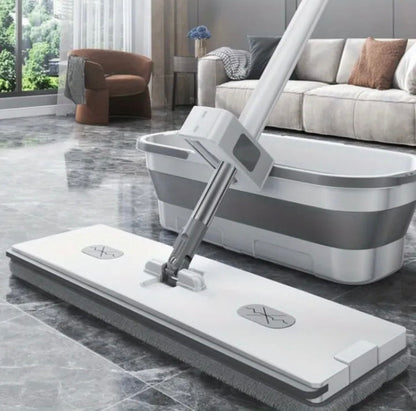 Squeeze Mop with Foldable Bucket (Best Quality)