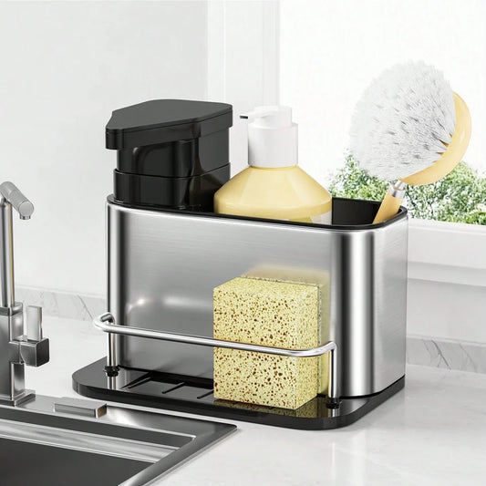 2 in 1 Soap Pump and Sink rack