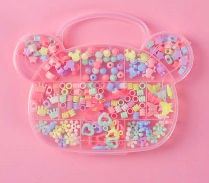 Butterfly and Bear Kids DIY Handmade Beads Set