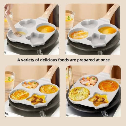 Non-Stick Heart and Star Shape Frying Pan