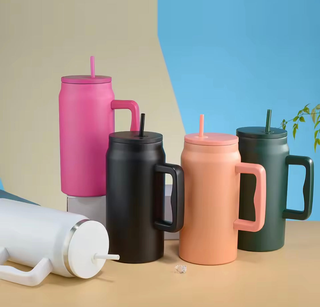 50oz Insulated Steel Tumbler with Straw