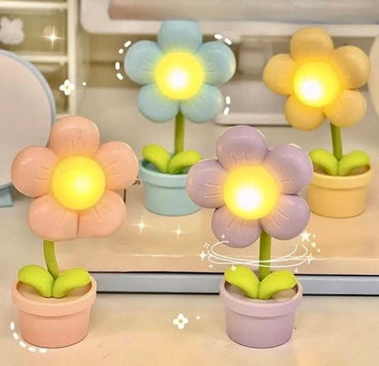 Led Flower Night Light Lamp