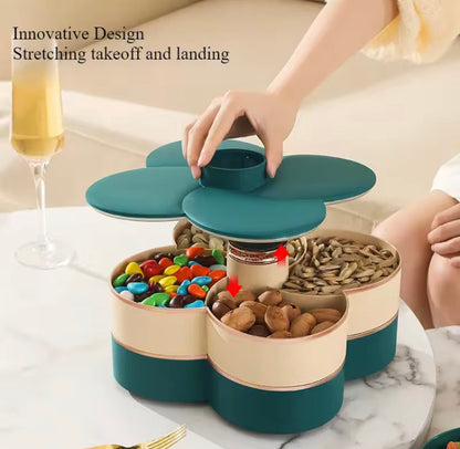 2 Layer Rotating Food Storage Box