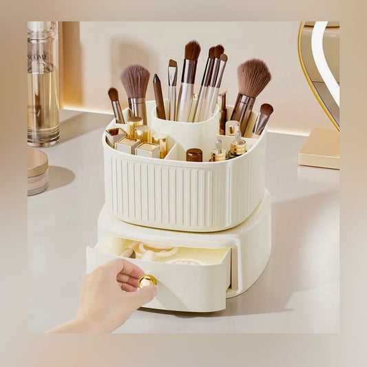 360 Rotation Brush Holder with Drawer