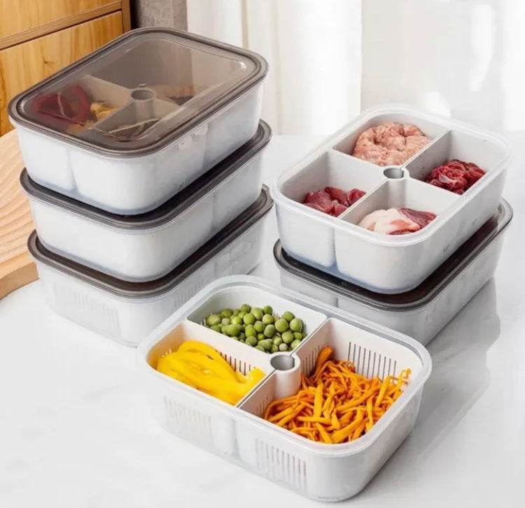 4 Portions Food Storage Box