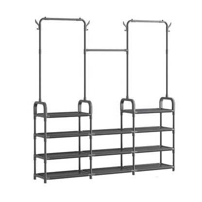 Shoe rack and Clothes Hanging Rack