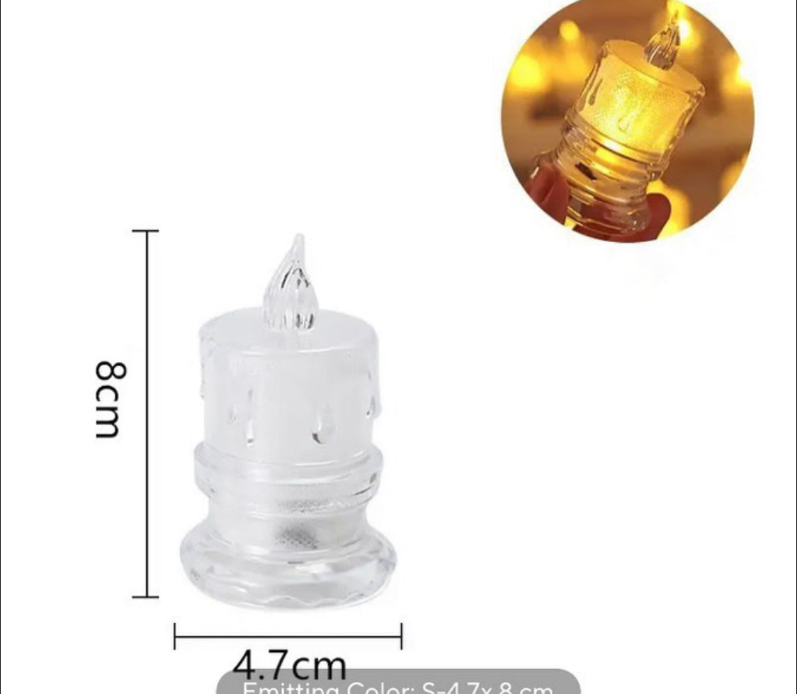 3 Pcs LED Light Flameless Candles