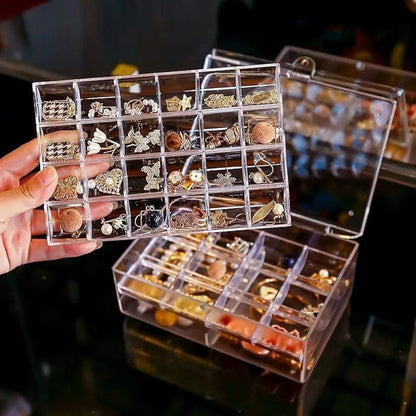 Acrylic Dustproof Jewellery Box Organizer