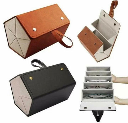 Leather Sunglasses Organizer