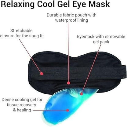 Sleeping Eye Mask with Cooling Ice Bag.