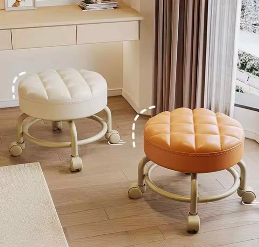 Rotating Stool with Wheels (High Quality)