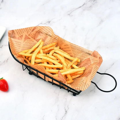 French Fries Basket with Dip Holder