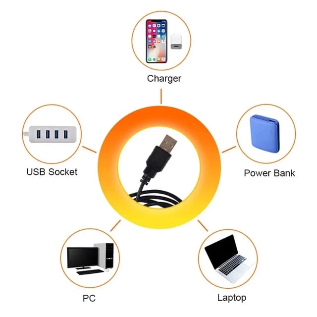 USB Sunset Lamp with 7 Colours Changeable