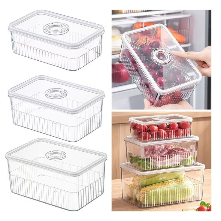 Acrylic Airtight Food Container Storage Box