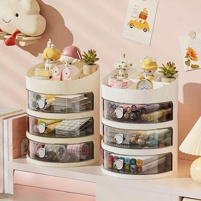 3 Layer Cosmetic Drawer Organizer