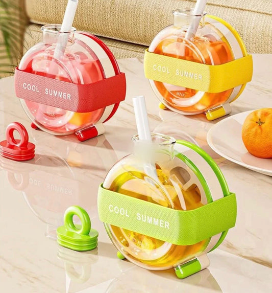 Round Ice Cube Mould with Bottle