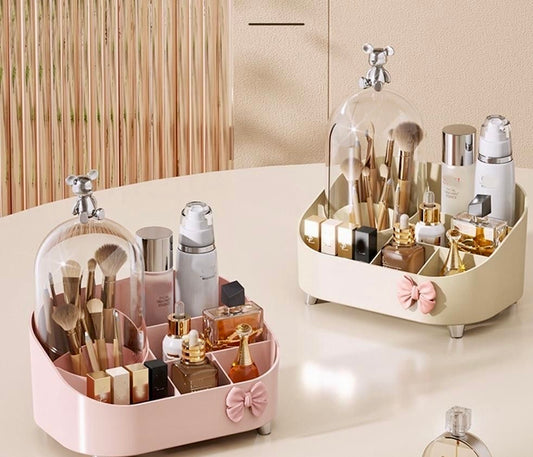 2 in 1 Brush Holder+Cosmetic Organizer