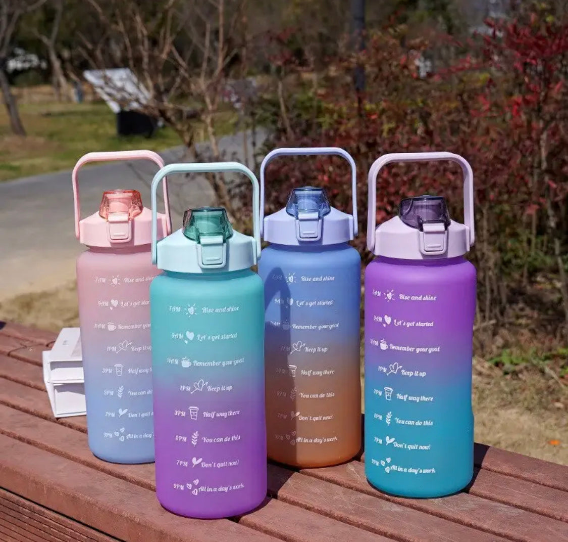 3 Pcs Colourful Water Bottle Set