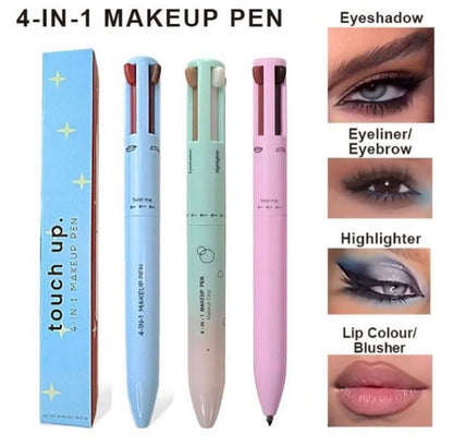 4 in 1 Makeup Pen (eyebrow pencil, Lip liner, eye liner and highlighter)