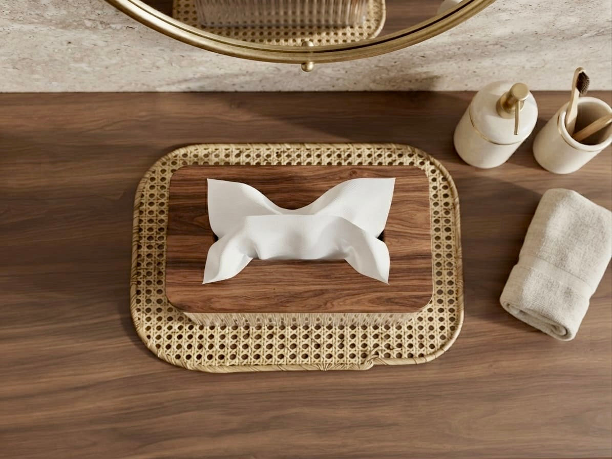 Transparent Acrylic Tissue Box