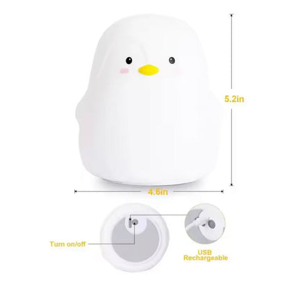 7 Colours Penguin Led Night Lamp